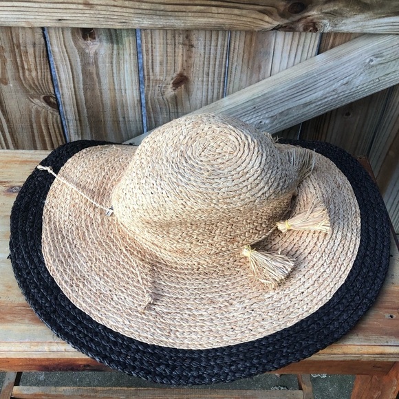 Love Kate Mexicoma Raffia Straw Hat with Tassles UPF 50 Size M main image 6